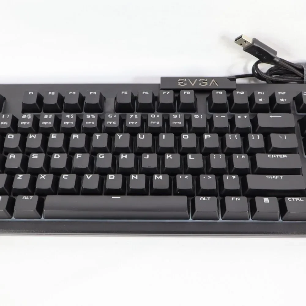 EVGA Z12 Wired USB Gaming Keyboard RGB Backlit LED - 5 Programmable Media Keys